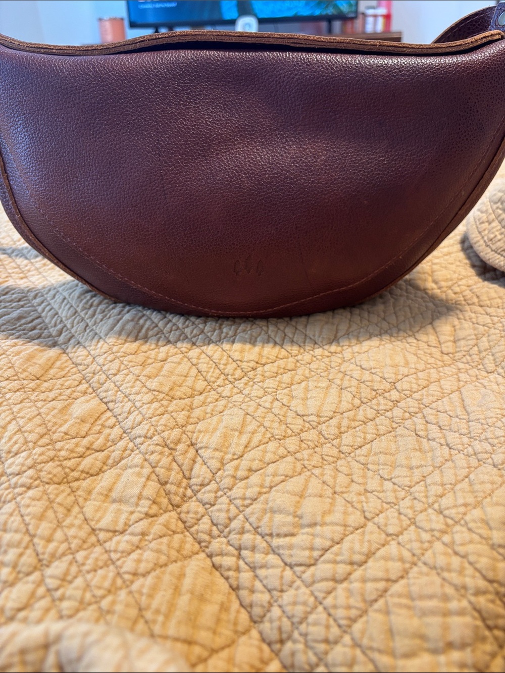 Portland Leather Goods Koala Sling Bag large Nutmeg